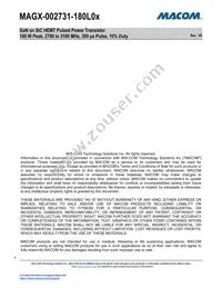 MAGX-002731-180L0S Datasheet Page 9