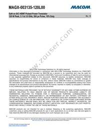 MAGX-003135-120L00 Datasheet Page 8