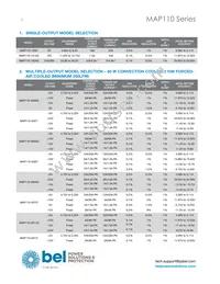 MAP110-4300 Datasheet Page 2