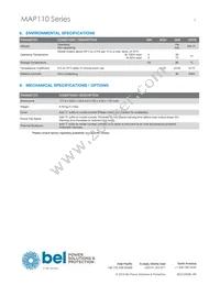 MAP110-4300 Datasheet Page 5