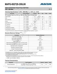 MAPG-002729-350L00 Datasheet Page 2