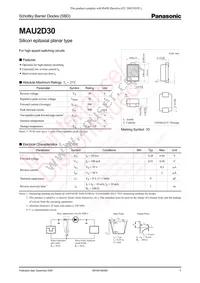 MAU2D3000B Datasheet Cover