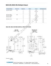 MAX-354-1205A Datasheet Page 2