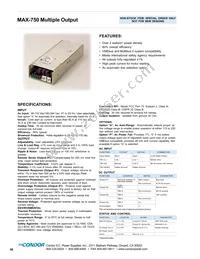 MAX-754-1205G Datasheet Cover