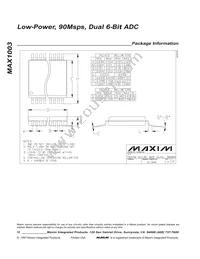 MAX1003CAX Datasheet Page 12