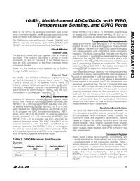 MAX1021BETX+ Datasheet Page 21