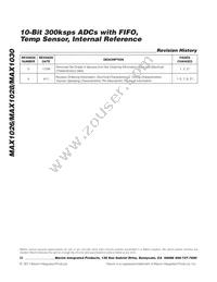 MAX1030BCEG+TG002 Datasheet Page 22