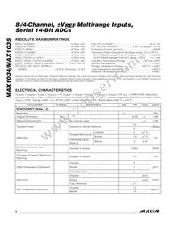MAX1034BEUG+ Datasheet Page 2