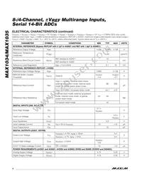 MAX1034BEUG+ Datasheet Page 4