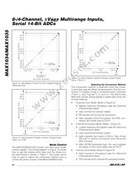 MAX1034BEUG+ Datasheet Page 22