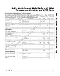 MAX1058BETM+T Datasheet Page 3
