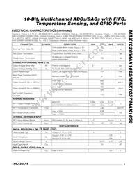 MAX1058BETM+T Datasheet Page 5