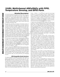 MAX1058BETM+T Datasheet Page 18