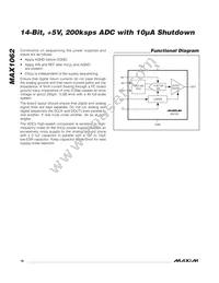 MAX1062ACUB+T Datasheet Page 16