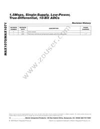 MAX1070CTC+T Datasheet Page 18