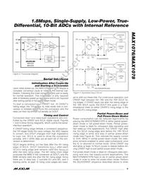 MAX1078CTC+T Datasheet Page 9