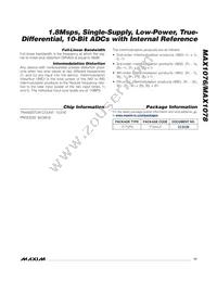 MAX1078CTC+T Datasheet Page 17