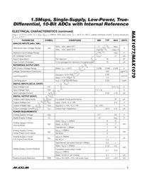 MAX1079CTC+T Datasheet Page 3