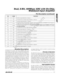 MAX107ECS+T Datasheet Page 11