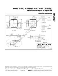 MAX107ECS+T Datasheet Page 21