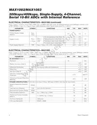 MAX1082ACUE+T Datasheet Page 4