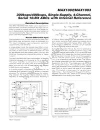 MAX1082ACUE+T Datasheet Page 11