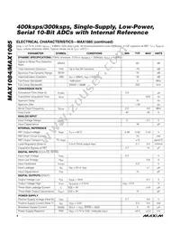 MAX1085ACSA+T Datasheet Page 4