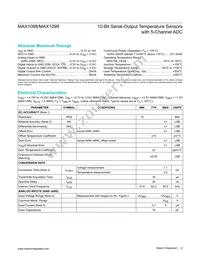 MAX1099CEAE+ Datasheet Page 2