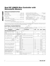 MAX11008BETM+T Datasheet Page 2