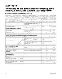 MAX11043ATL+T Datasheet Page 4