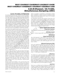 MAX11044BECB+T Datasheet Page 23
