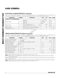 MAX1104EUA+W Datasheet Page 4