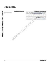 MAX1104EUA+W Datasheet Page 16