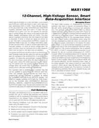 MAX11068GUU/V+T Datasheet Page 23