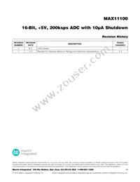 MAX11100EWC+ Datasheet Page 19