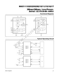 MAX11103AUB+T Datasheet Page 21