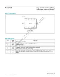 MAX11108AVB+T Datasheet Page 8