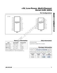 MAX1112EAP+T Datasheet Page 19