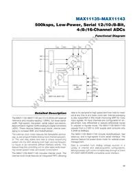 MAX11135ATI+T Datasheet Page 17