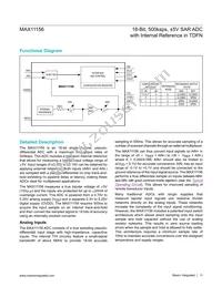 MAX11156ETC+ Datasheet Page 11
