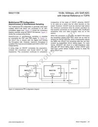 MAX11156ETC+ Datasheet Page 20