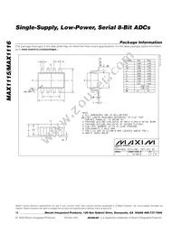 MAX1115EKA+TG002 Datasheet Page 12