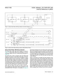 MAX11160ETB+T Datasheet Page 22