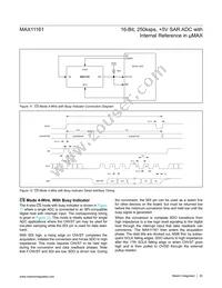 MAX11161EUB+T Datasheet Page 20