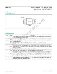 MAX11163ETB+T Datasheet Page 11