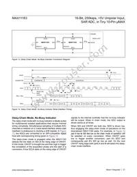 MAX11163ETB+T Datasheet Page 21