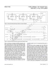 MAX11163ETB+T Datasheet Page 22