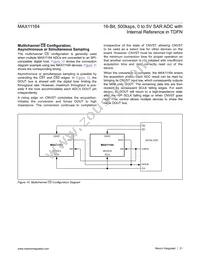 MAX11164ETC+T Datasheet Page 21