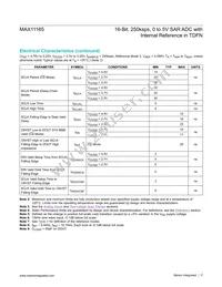 MAX11165ETC+T Datasheet Page 5