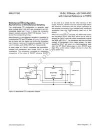 MAX11167ETC+T Datasheet Page 21